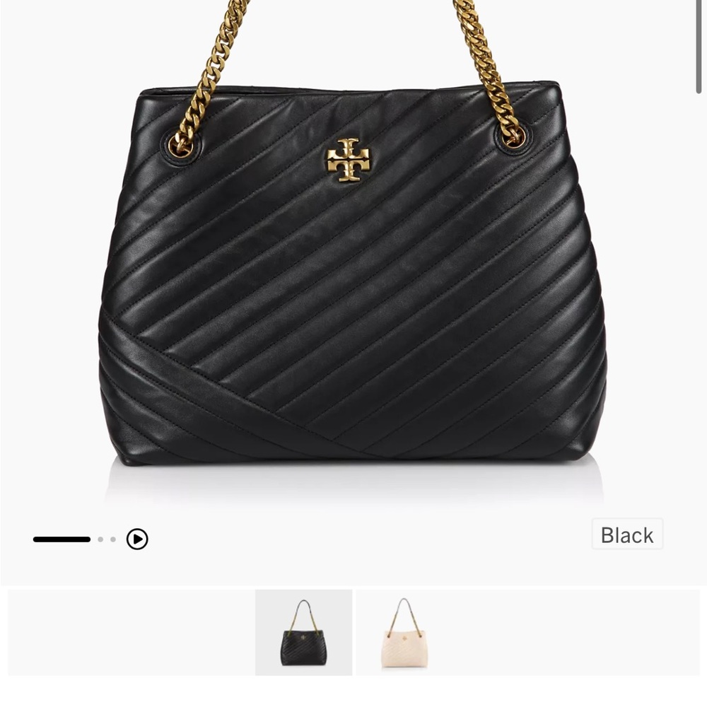 Tory Burch Kira Chevron Black